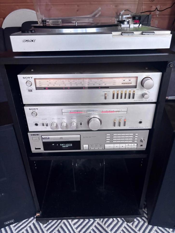 Zeer mooie vintage sony stereo toren, Audio, Tv en Foto, Stereo-sets, Zo goed als nieuw, Cassettedeck, Sony, Ophalen