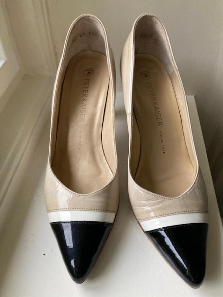 Pumps - Peter Kaiser - Maat 4, Kleding | Dames, Schoenen, Zo goed als nieuw, Zwart, Verzenden