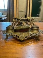 Koperen schrijfset, Antiek en Kunst, Ophalen of Verzenden