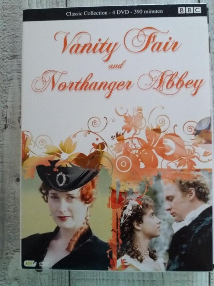 Vanity Fair en Northanger Abbey - 2 BBC series - 4 dvd's, Cd's en Dvd's, Dvd's | Drama, Zo goed als nieuw, Historisch of Kostuumdrama