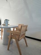 eetkamerstoelen, Huis en Inrichting, Stoelen, Bruin, Vintage, Ophalen of Verzenden, Zo goed als nieuw