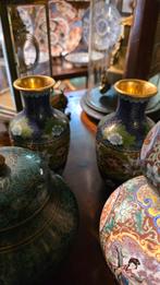 Verzameling Chinese cloisonne vazen € 450, Ophalen of Verzenden