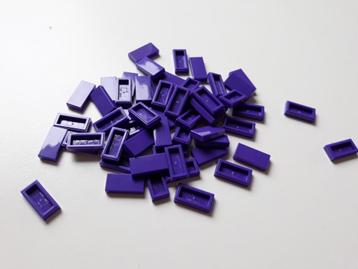 NIEUW: Tile 1x2 DARK PURPLE beschikbaar voor biedingen