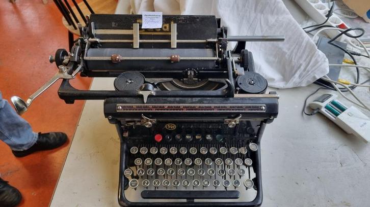 Antiek Seidel & Naumann - Ideal - typemachine, 1930s - IJzer, Antiek en Kunst, Antiek | Kantoor en Zakelijk, Ophalen