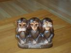 Leuke vintage spaarpot Three Wise Monkeys, Ophalen of Verzenden, Gebruikt, Steen, Aardewerk of Keramiek, Dier