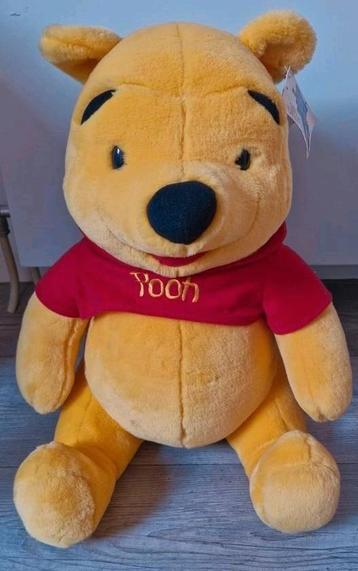 Knuffelalarm! Zachte, grote Winnie de Poeh (50cm)met kaartje beschikbaar voor biedingen
