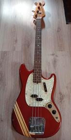 Fender Mustang basgitaar Competition Red 1973, Muziek en Instrumenten, Snaarinstrumenten | Gitaren | Bas, Ophalen, Gebruikt, Elektrisch