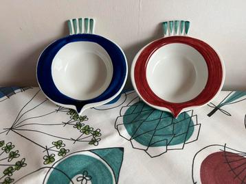 Vintage Rörstrand Picknick Radijs Schaaltje M. Westman P Stk beschikbaar voor biedingen