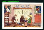 Sinterklaas kinderen schoen zetten M04-14, Verzenden, 1940 tot 1960, Ongelopen, Kinderen