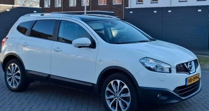 Nissan Qashqai+2 2.0 4WD CVT 2010 2012 Wit, Auto's, Nissan, Particulier, Qashqai+2, Benzine, E, SUV of Terreinwagen, Automaat