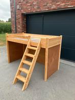 Hoogslaper lattenbodum en matras, Ophalen, Gebruikt, Hoogslaper