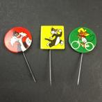 LOONEY TUNES verkeersspeldjes ViVo / Unigro 1976, Verzenden, Looney Tunes, Gebruikt, Overige typen