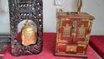 Indisch kastje met gong, Antiek en Kunst, Ophalen