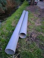 2x Pvc buis 250mm met mof, Ophalen, Pvc, Zo goed als nieuw, Rechte buis