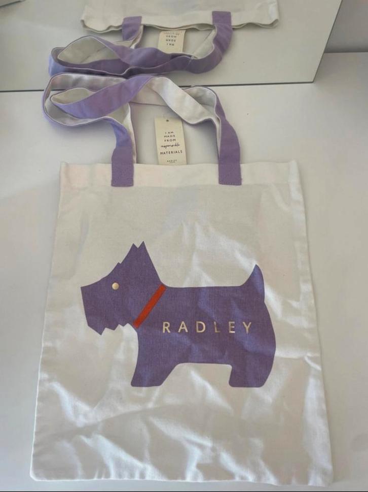 Radley London boodschappentas, Sieraden, Tassen en Uiterlijk, Tassen | Damestassen, Nieuw, Shopper, Wit, Ophalen of Verzenden