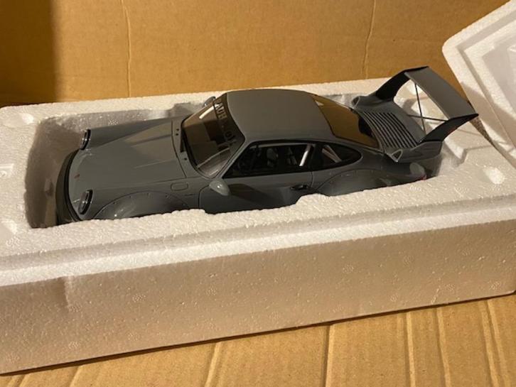 Porsche 964 RWB Akiba grijs GT Spirit nieuw, Hobby en Vrije tijd, Modelauto's | 1:18, Nieuw, Auto, Overige merken, Ophalen of Verzenden