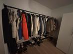Zwarte stalen buizen kleding rek, Ophalen, Zo goed als nieuw