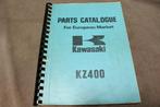 Kawasaki KZ400 1974 motorcycle parts catalogue KZ 400 twin, Ophalen of Verzenden, Kawasaki