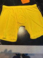 tight, compression short, maat L, nylon, shiny, Kleding | Heren, Maat 52/54 (L), Geel, Nieuw, Ophalen of Verzenden