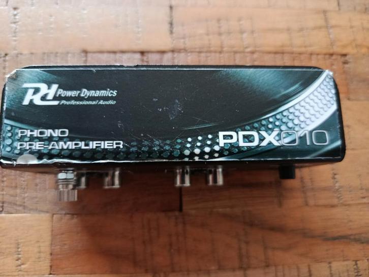 Power Dynamics PDX010 Phono Voorversterker, Audio, Tv en Foto, Versterkers en Receivers, Gebruikt, Stereo, Minder dan 60 watt