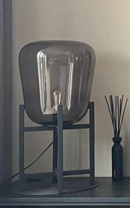 tafellamp 67x34, Huis en Inrichting, Lampen | Tafellampen, Zo goed als nieuw, 50 tot 75 cm, Glas, Ophalen