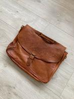 Cowboysbag cognac leer, 40 tot 60 cm, Gebruikt, 20 tot 30 cm, Bruin