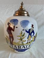 Handgeschilderde porselein tabakspot, Ophalen of Verzenden