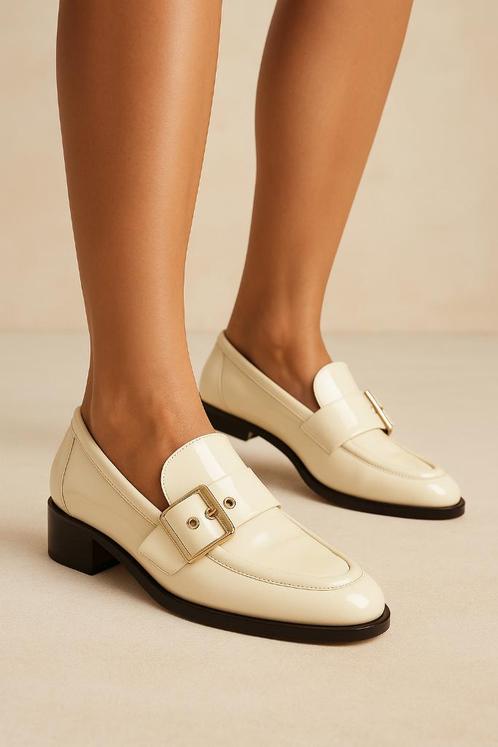 AGL Attilio Giusti Leombruni leren loafers maat 38, Kleding | Dames, Schoenen, Zo goed als nieuw, Overige typen, Overige kleuren