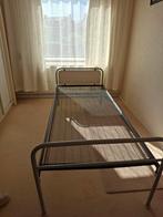 Stalen Bed 80x190 + Pocketvering Matras - Gratis Afhalen, Huis en Inrichting, Eenpersoons, 80 cm, Metaal, Grijs