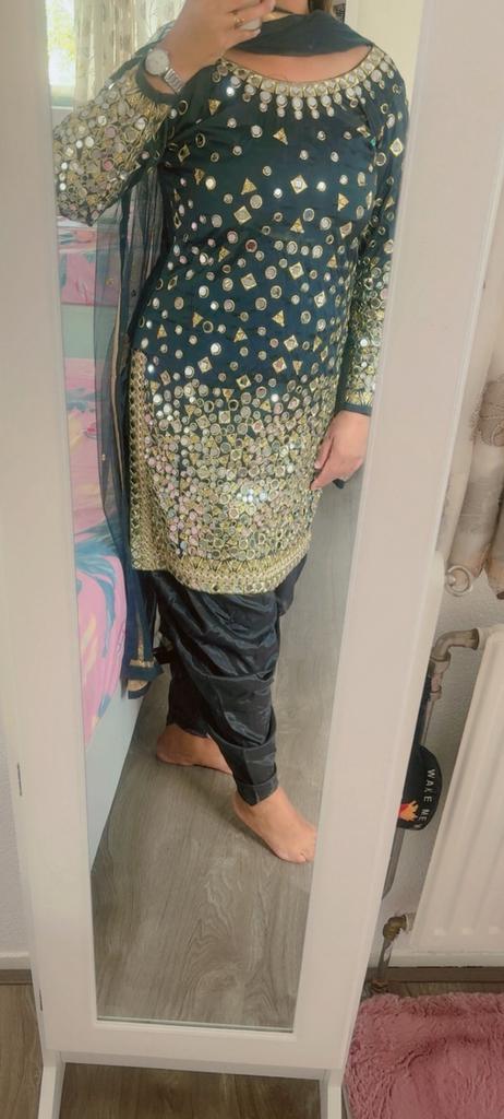 Salwar Kameez 3 delig maat 38, Kleding | Dames, Overige Dameskleding, Zo goed als nieuw, Ophalen of Verzenden