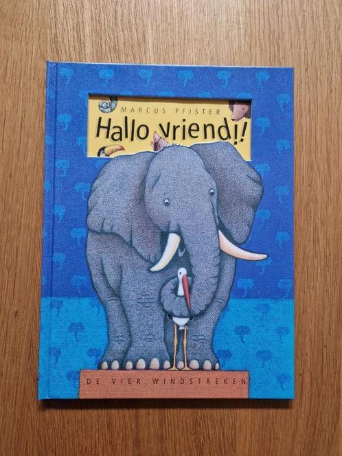 Kinderboek/ prentenboek Hallo vriend! - Marcus Pfister IGST, Boeken, Prentenboeken en Plaatjesalbums, Zo goed als nieuw, Prentenboek