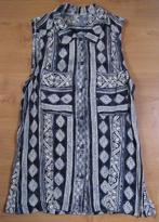Mouwloze blouse batik 36/S., Kleding | Dames, Blouses en Tunieken, Ophalen of Verzenden, Zo goed als nieuw, Maat 36 (S), Blauw