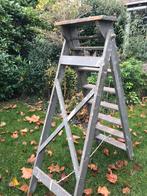 Vintage houten schilderstrap, Doe-het-zelf en Verbouw, Ladders en Trappen, Ophalen, Gebruikt, Trap, Opvouwbaar of Inschuifbaar