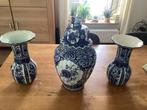 Delfts Blauw Kaststel Royal Sphinx Maastricht Vaas, Antiek en Kunst, Ophalen