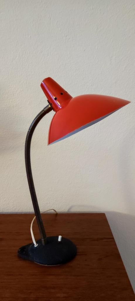 Vintage Stilnovo Slangenhal Wand/Bureaublamp - Swiss Design, Vintage, Stilnovo, Bauhaus, Gebruikt, Ophalen of Verzenden, Minder dan 100 cm