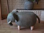 Leuke Olifanten Poef, Huis en Inrichting, Ophalen, Hout, Minder dan 50 cm, Minder dan 50 cm