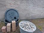 Waterpartij met pilaren, stenen eromheen zonder pomp, Tuin en Terras, Waterpartijen en Fonteinen, Gebruikt, Ophalen, Hardsteen