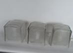 3 stuks ikea ice cube tafellamp Iviken,lees de beschrijving, Ophalen of Verzenden, Zo goed als nieuw, Glas, Minder dan 50 cm