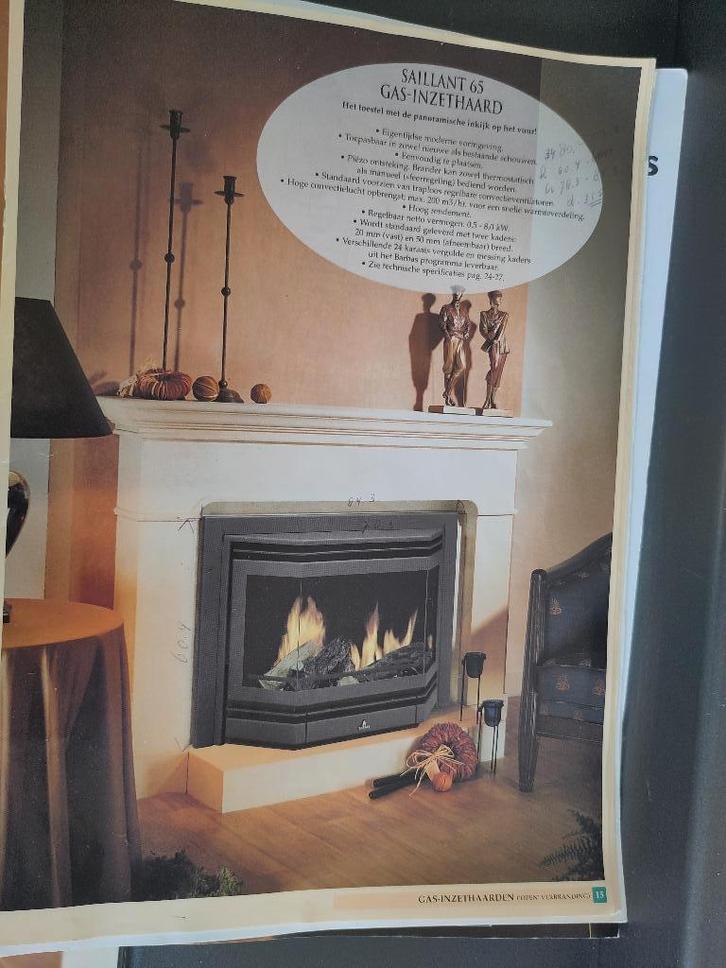 Gashaard Barbas Saillant 65, Huis en Inrichting, Haarden, Gebruikt, Gashaard, Ophalen