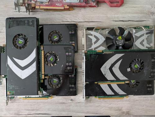 Diverse Nvidia videokaarten (o.a. 6800GT, 7900GTX, 8800GT), Computers en Software, Videokaarten, Gebruikt, Nvidia, PCI-Express 1.0