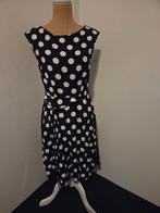 Blauw met witte stippen jurkje maat 38, Kleding | Dames, Jurken, Maat 38/40 (M), Blauw, Ophalen of Verzenden, Zo goed als nieuw