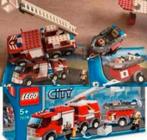 Lego city brandweerwagen - 7239, Ophalen of Verzenden, Gebruikt, Complete set, Lego