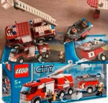 Lego city brandweerwagen - 7239 beschikbaar voor biedingen
