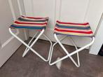 2 x vintage camping krukje, Ophalen of Verzenden, Gebruikt, Campingstoel