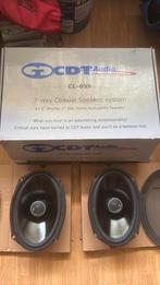 CDT audio cl69x  2-weg hoedenplank speakers., Auto diversen, Ophalen of Verzenden, Zo goed als nieuw