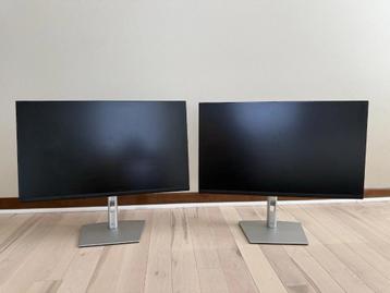 Nieuwstaat Prachtige2x27 Inch Dell P2722H Alle Aansluitingen beschikbaar voor biedingen