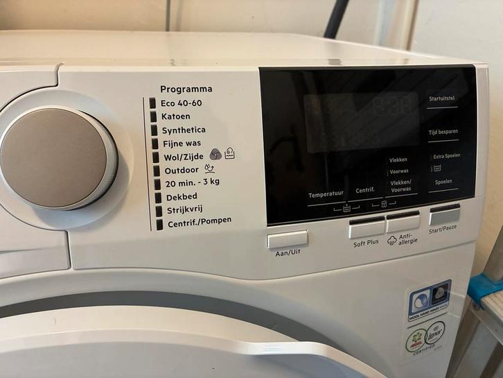 AEG Lavamat 6000 Serie Wasmachine, Witgoed en Apparatuur, Wasmachines, Zo goed als nieuw, Voorlader, 6 tot 8 kg, 85 tot 90 cm