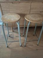 Vintage krukje, Huis en Inrichting, Barkrukken, 1 kruk, Ophalen, Gebruikt, 60 tot 90 cm