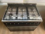 Luxe Smeg 6 pits fornuis met hetelucht oven 90 cm zwart, Witgoed en Apparatuur, Fornuizen, Ophalen, 60 cm of meer, Grill, Zo goed als nieuw