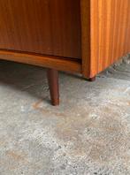 Teak Mid Century mid-board kast , jaren 60, Ophalen, Huis en Inrichting